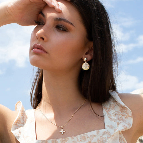 Desert Flower Necklace With Mother Of Pearl (5299902120103)